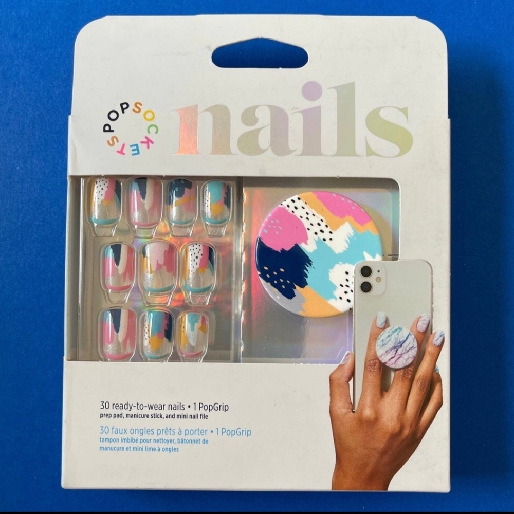 Popsocket - Painterly Pastels PopGrip+Nails